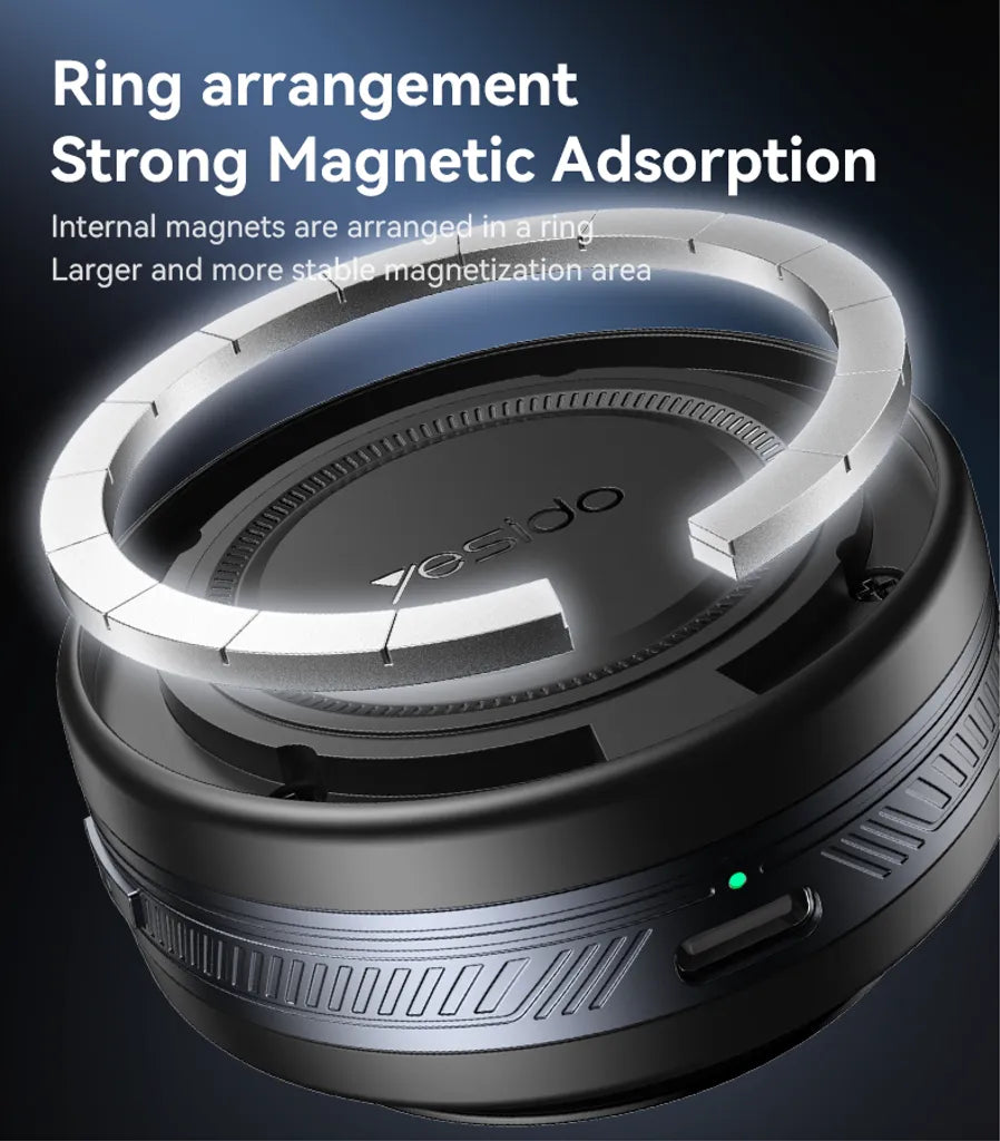 Magnetic ring吸附器 with text on strong magnetic adsorption