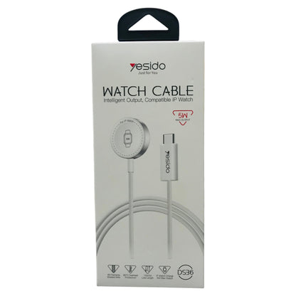 Yesido DS36 5W Magnetic Watch Charging Cable - 1 Meter