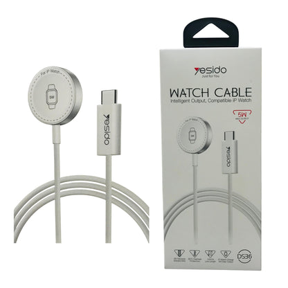 Yesido DS36 5W Magnetic Watch Charging Cable - 1 Meter