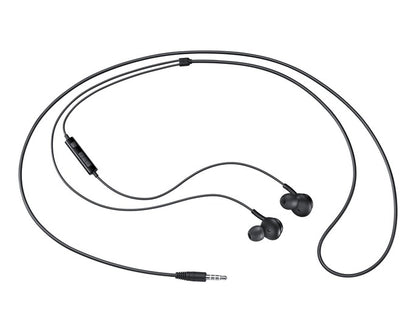 Samsung EO-IA500 3.5mm Wired Earphones, Black, AKG-Tuned, Mic, Korea Version