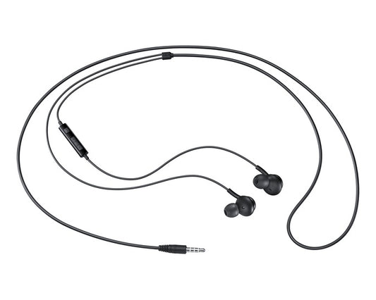 Samsung EO-IA500 3.5mm Wired Earphones, Black, AKG-Tuned, Mic, Korea Version