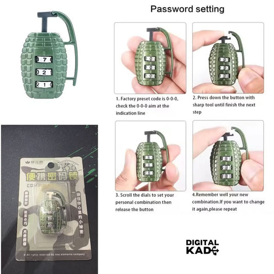 XYS-B94989 Grenade Design Combination Lock