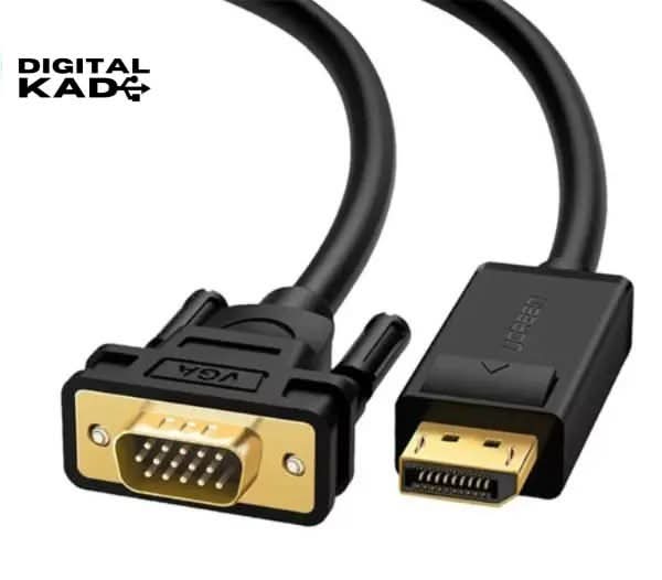 UGREEN 10247 Display Port Male To VGA Male Cable, 1.5 Meter
