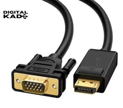 UGREEN 10247 Display Port Male To VGA Male Cable, 1.5 Meter