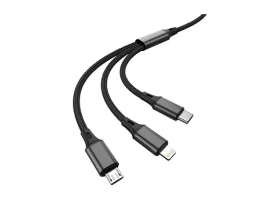 Aspor AC-35 3.0A Fast Charging USB to Type-C Cable- 1 Meter