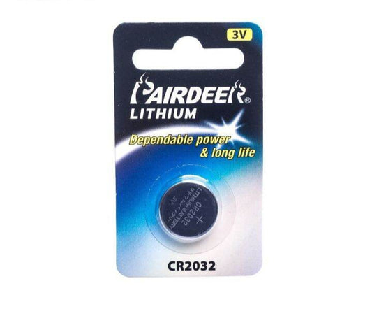Pairdeer CR2032 3V Lithium Battery - 2 Pcs