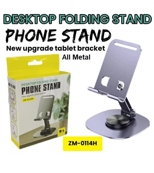 ZM-0114H Adjustable Phone Stand Sleek, Sturdy, Designed for Daily Use.