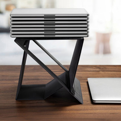 Baseus Ultra High Folding Laptop Stand, Adjustable Ergonomic Desk Riser for 11–16 Inch Laptops