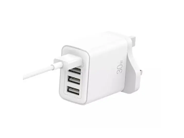 Recci RC57U 30W Fast Charging 4 USB Multi-Port Charging Adapter