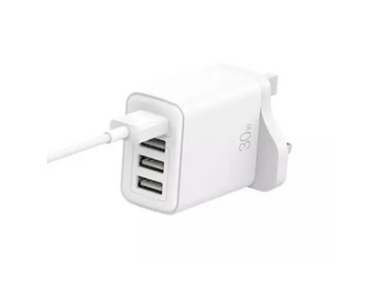 Recci RC57U 30W Fast Charging 4 USB Multi-Port Charging Adapter