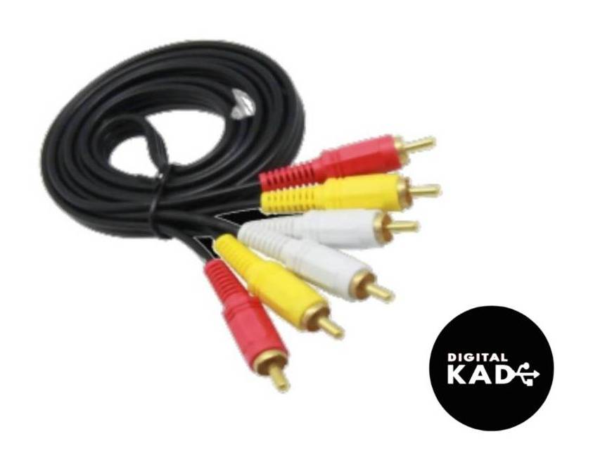 AV Male to AV Male Cable - 1.5 Meter