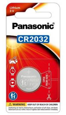 Panasonic CR2032 Lithium Battery - 1 pc only
