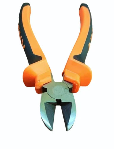 Orange Diagonal Cutting Plier 7''/180mm for Heavy-Duty Wire Cutter with Anti-Rust Finish
