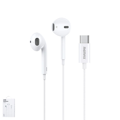Remax RM-702a Type-C Earphone with Clear Sound, Sleek Fit