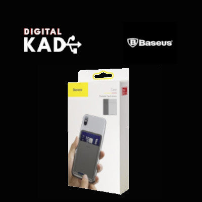Baseus Back stick Silicone Card Bag
