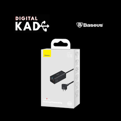 Baseus GaN3 Pro Desktop Powerstrip, AC+2U+2C, 65W, CN Plug (1369)