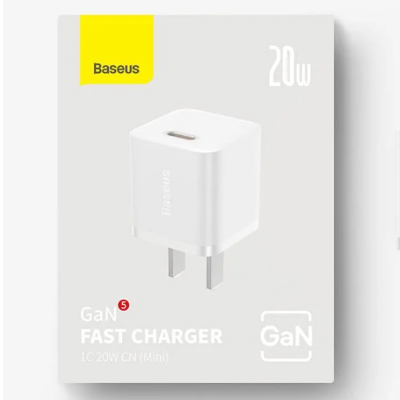 Baseus Gan 5 Fast Charger 1C 20W CN ( Mini ) [1532]