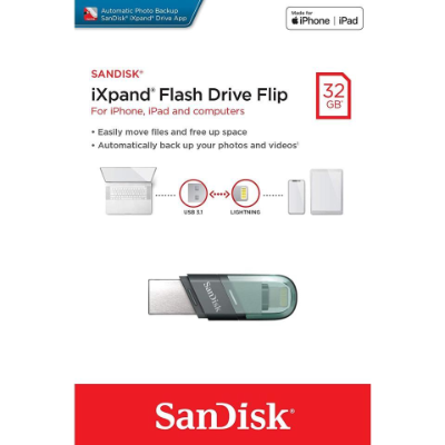 Sandisk ixpand Flash Drive Flip 32GB [149] {DO}