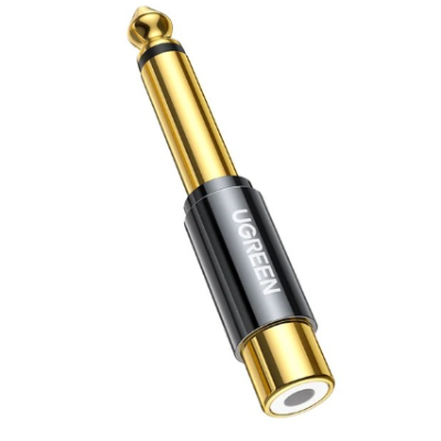 UGREEN 80731 6.35mm Male to RCA Female Adapter [630]