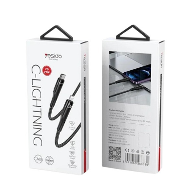 Yesido CA115 27W Type-C To Lightning Data Transfer And Charge Cable-3M [366]