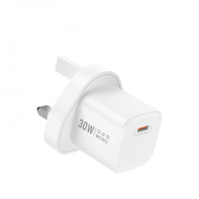 WIWU WI-U006 30W Nano GaN PD 3Pin Fast Charger [864]