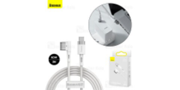 Baseus 60W Type C to L-shaped Zinc Magnetic  Series iP Laptop Charging Cable - 200cm