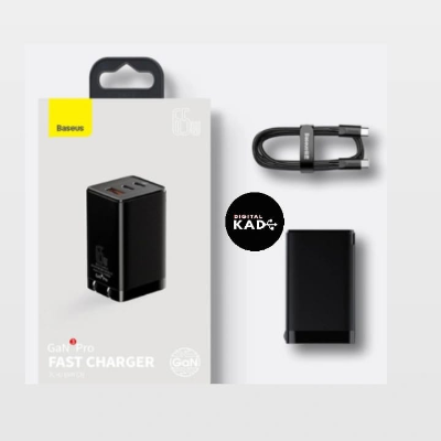 Baseus GaN3 Pro 65W 2C+U65W CN Fast Charger (Black)