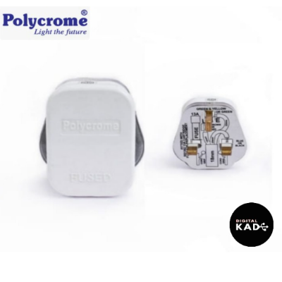 Polycrome 13A Fused-Plug Top (Square Pin)