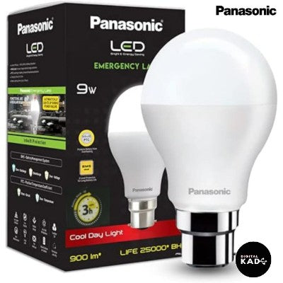 Panasonic 9W Emergency LED Bulb (Cool Daylight) - Pin Type [421]
