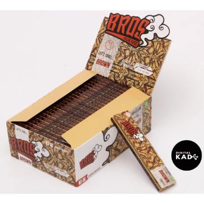 Bros Brown Rolling Paper without Tips (925)