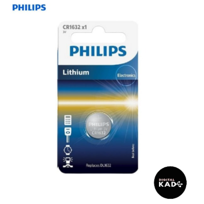 Philips CR1632 3V Lithium Coin Cell Battery-1Pc Only
