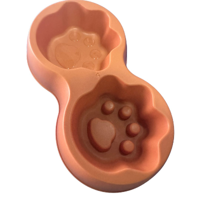Slow Eat Dual Dog Bowl for Food & Water [226]