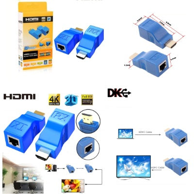 30M HDMI Extender HDMI to RJ45 Network Cable Converter [427]