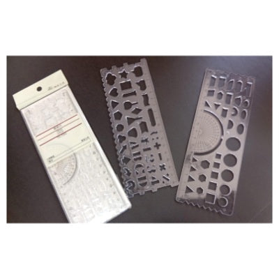 Graphic Ruler Set (YS-7092)-18cm