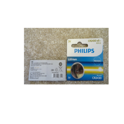 Philips CR2430 3V Lithium Coin Battery- 1Pc Only [796]