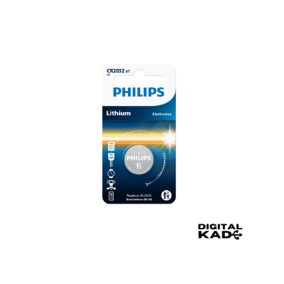 Philips CR2032 3V lithium Coin Cell Battery- 1Pc Only [826]