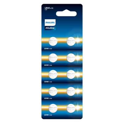 Philips LR44 1.5V Alkaline Button Cell Battery -2 Pcs Only [844]