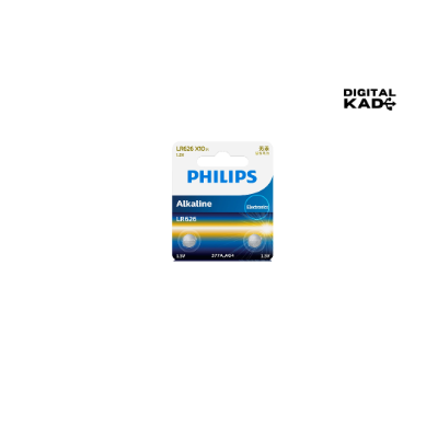 Philips LR626 1.5V Alkaline Button Cell Battery-2 Pcs Only [856]