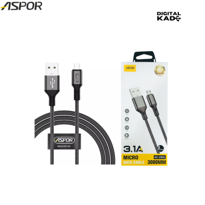 Aspor AC-25XL USB to Micro Cable - 3M [883]