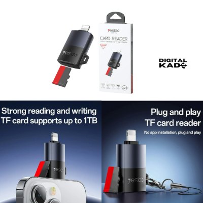 Yesido GS38 Lightning Interface TF Card Reader [1591]