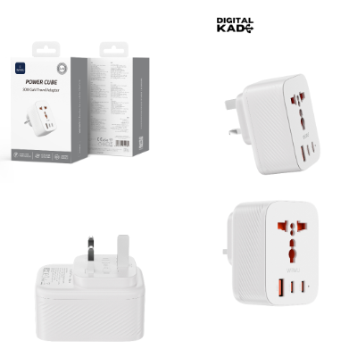 WiWU WI-UA008 Power Cube 30w GAN Travel Charging Adapter UK [3]