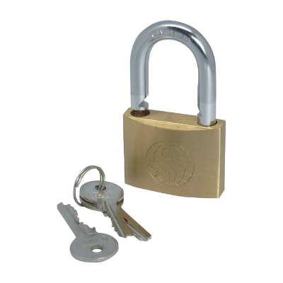 Globe HL-401 Brass Cylinder Lock, 3/4 Inches (32mm) [124]