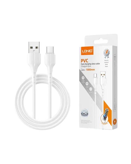 LDNIO LS841 USB to Type-C Cable, 1 Meter