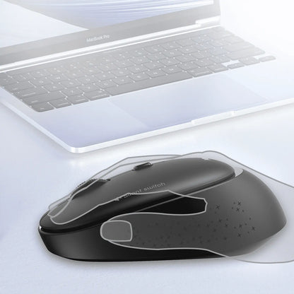 Meetion R571 Silent Wireless Mouse, Ergonomic Design with Adjustable DPI