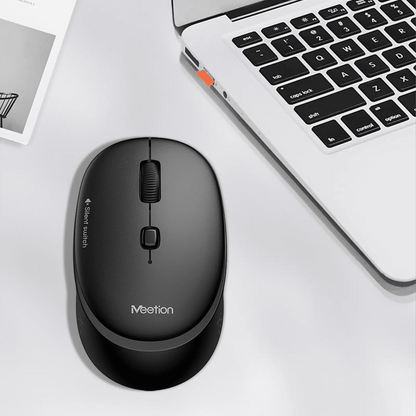 Meetion R571 Silent Wireless Mouse, Ergonomic Design with Adjustable DPI