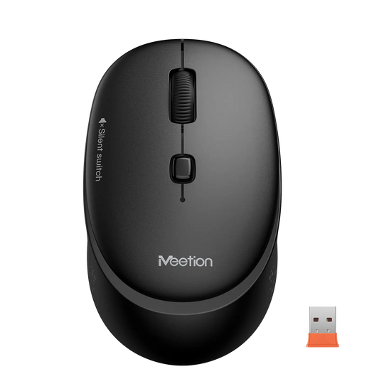 Meetion R571 Silent Wireless Mouse, Ergonomic Design with Adjustable DPI