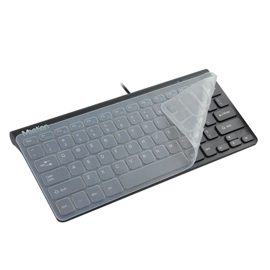 Meetion K400 Mini Office Wired Keyboard with Keyboard Cover