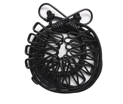 Cleantex Portable Clothesline with Steel Clips
