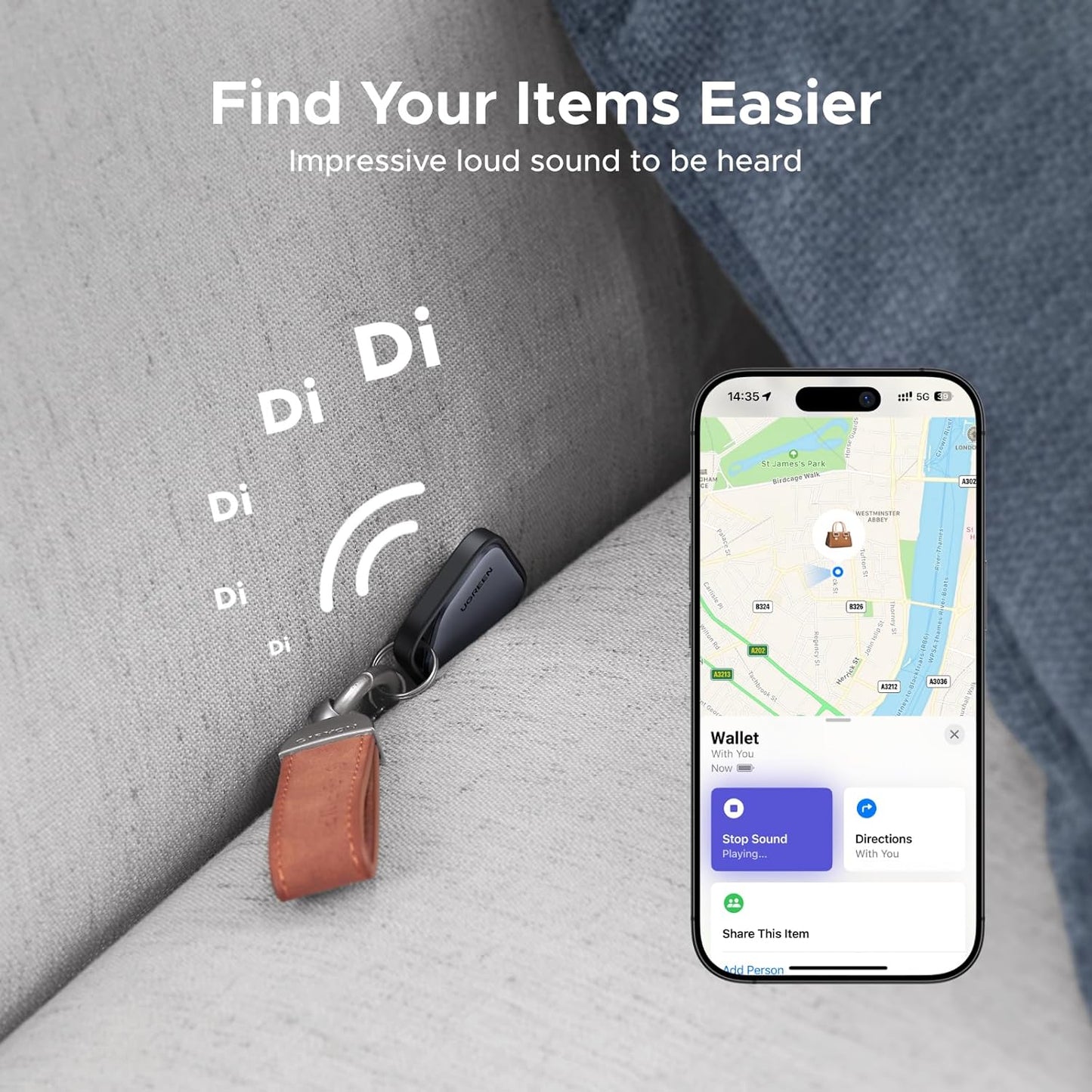 Ugreen 45297 Smart Bluetooth Tracker