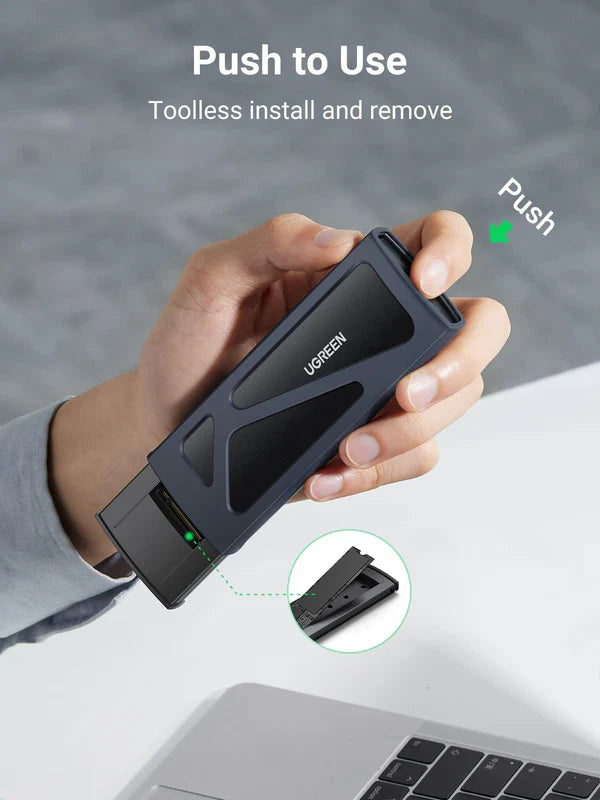 UGREEN 15512 M.2 NVMe SSD Enclosure, Gen 2, USB 3.2